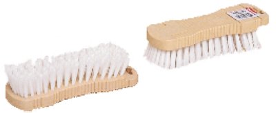 BROSSE A MAIN 19CM FIBRES NYLON BLANC