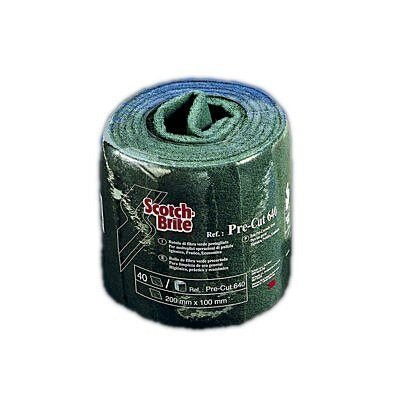 TAMPON A RECURER SCOTCH BRITE 4M VERT PREDECOUPE