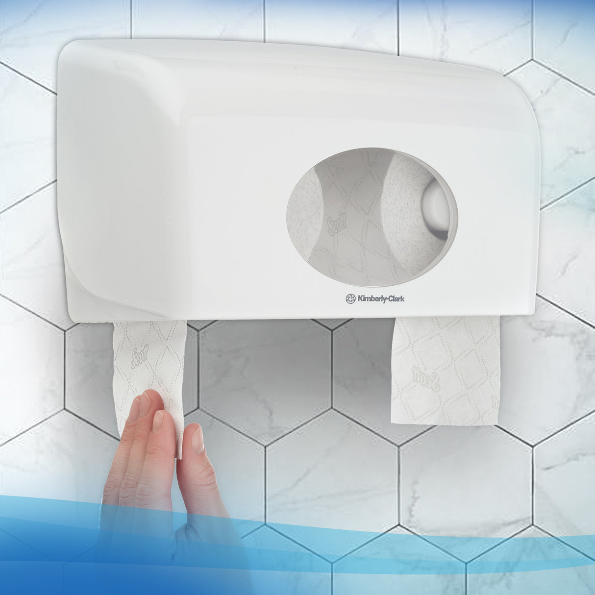 PAPIER TOILETTE PETIT ROULEAU SCOTT® ESSENTIAL™ BLANC 350 FORMATS 2 PLIS ECOLABEL X64