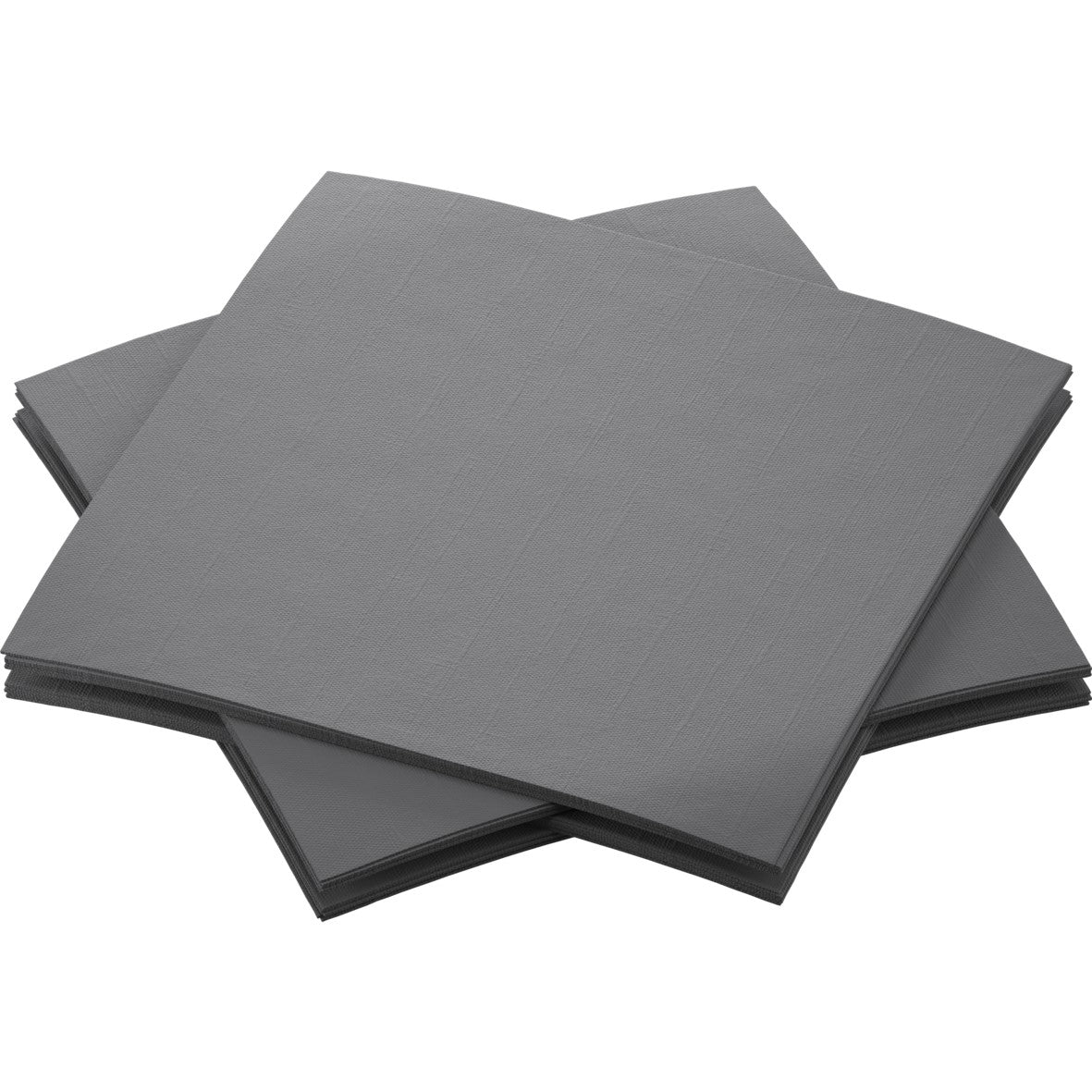SERVIETTE 40X40CM AIRLAID TECHLINE PLIAGE 4 GRIS X360