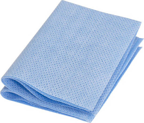 LAVETTE USAGE COURT AJOUREE 51X36CM BLEU X25