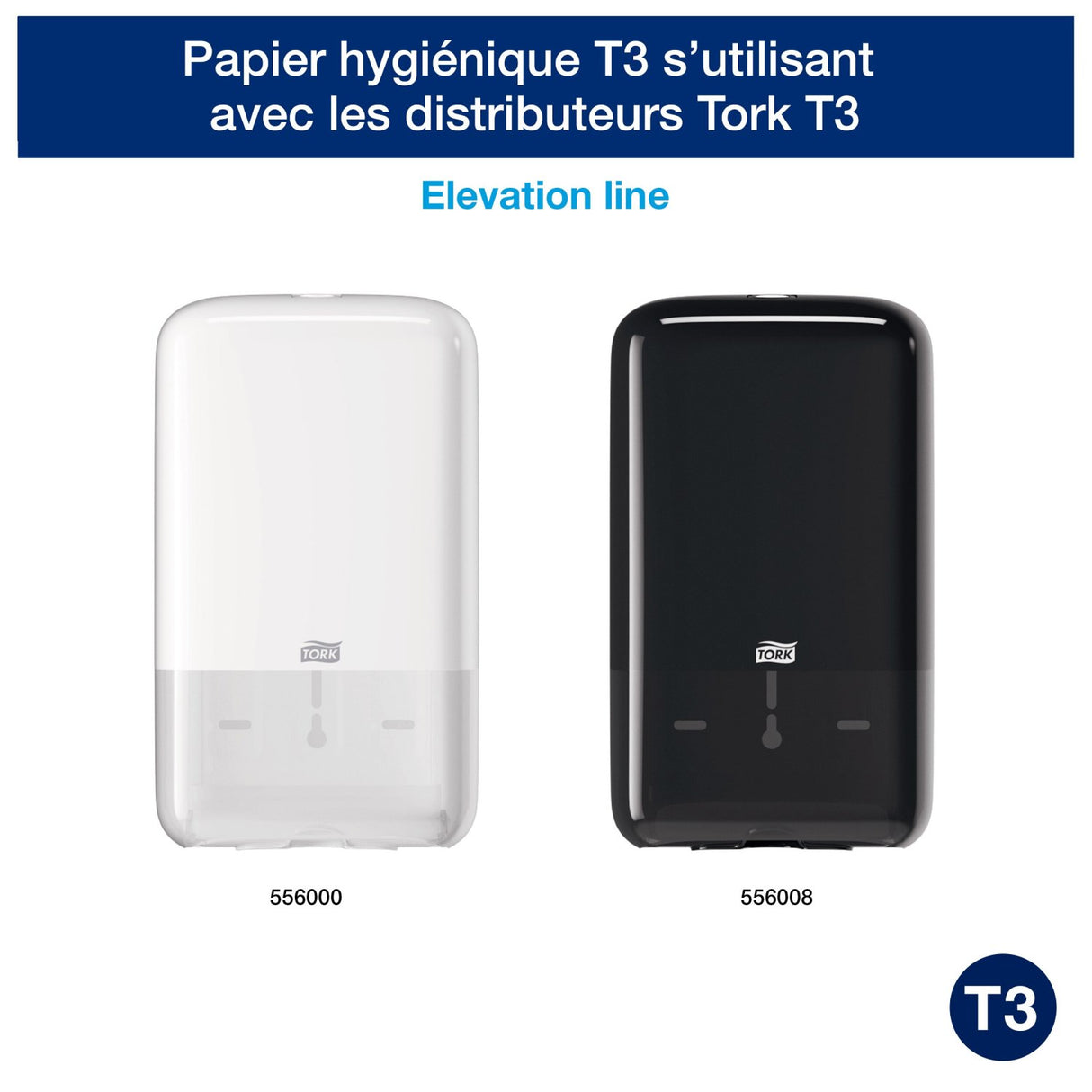 PAPIER TOILETTE PLIÉ TORK® PREMIUM T3 BLANC 252 FORMATS 2 PLIS ECOLABEL X30
