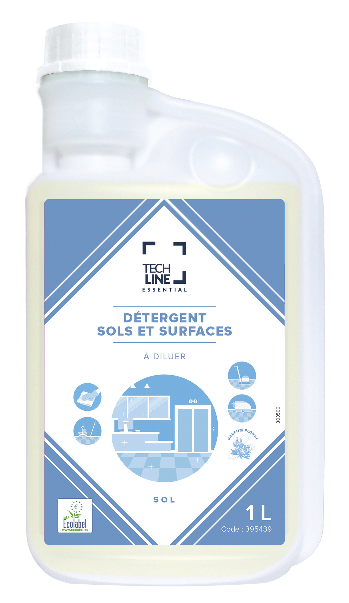 DETERGENT SOLS ET SURFACES TECHLINE 1L