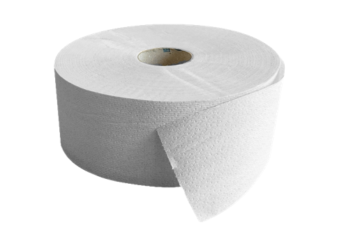 PAPIER TOILETTE JUMBO TECHLINE POSITIVE BLANC 310M 1 PLI ECOLABEL X12