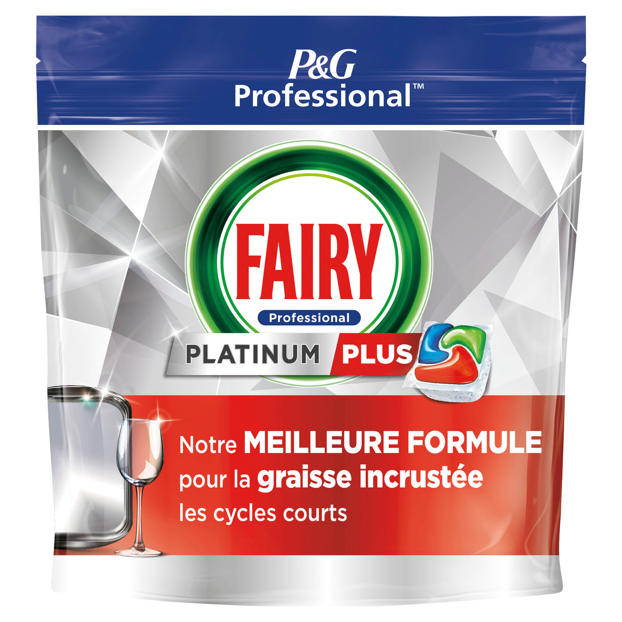 TABLETTES LAVE-VAISSELLE GRAISSES CUITES FAIRY PLATINUM PROFESSIONAL X59.