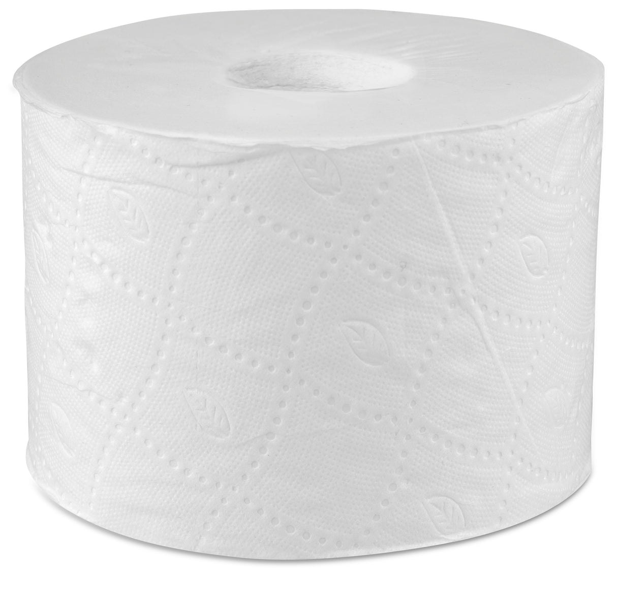 PAPIER TOILETTE PETIT ROULEAU TORK® T7 ADVANCED BLANC SANS MANDRIN 820 FORMATS 2 PLIS ECOLABEL X24