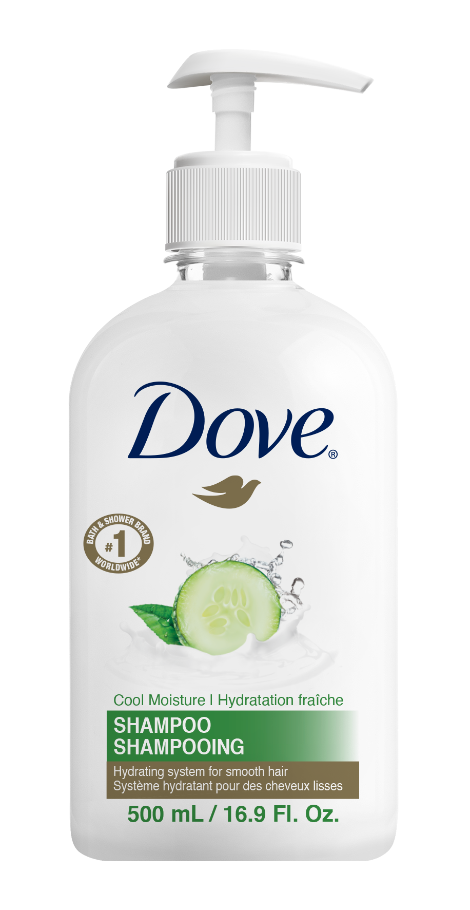 SHAMPOING CONCOMBRE DOVE 500ML FLACON X24