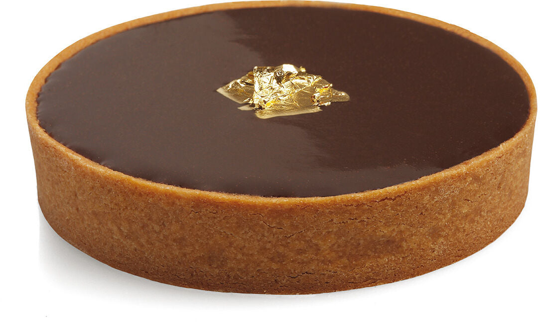 CARNET FEUILLES D'OR POUR DÉCOR PÂTISSERIE 8X8 CM X25