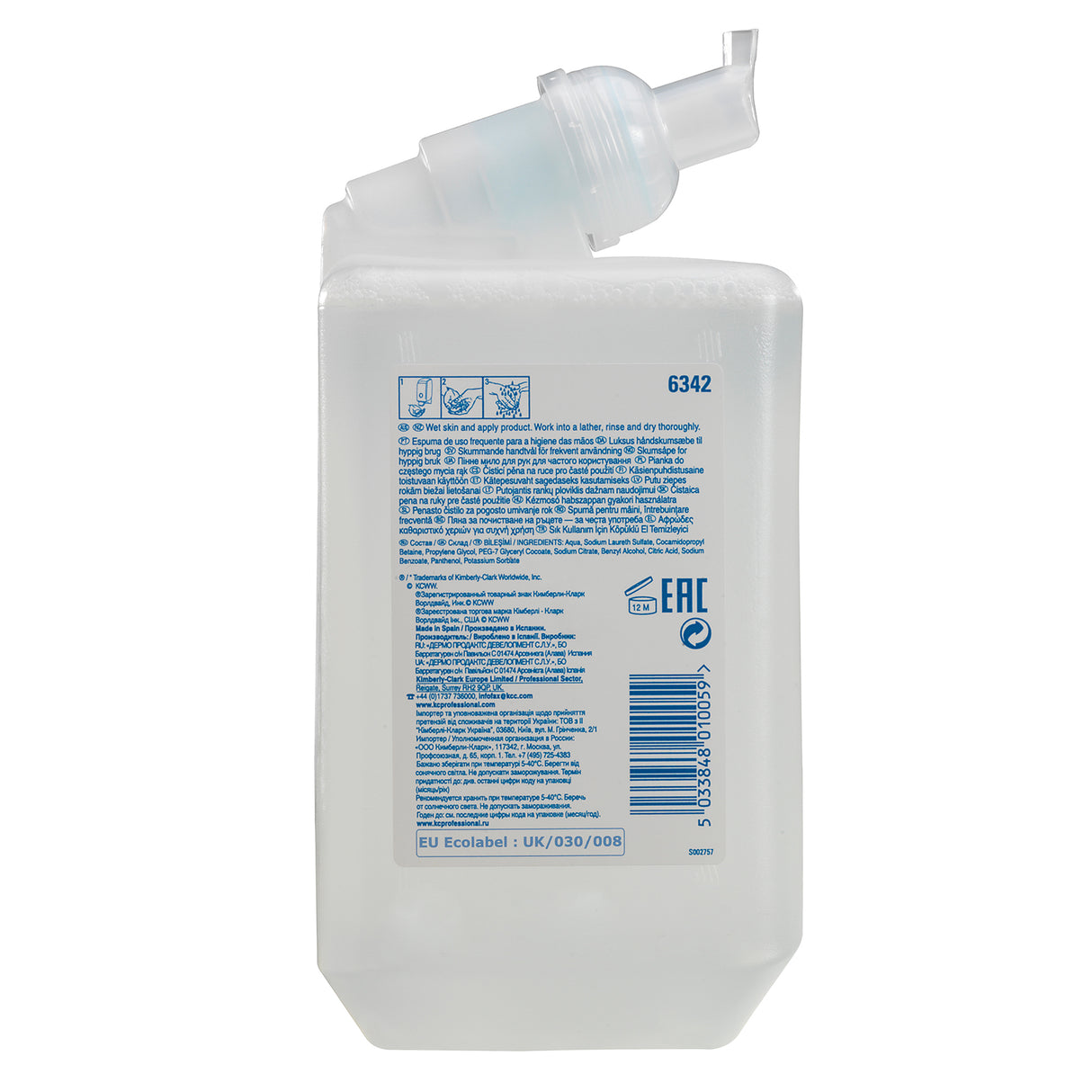 SAVON MOUSSE SCOTT® CONTROL CARTOUCHE 1L X6