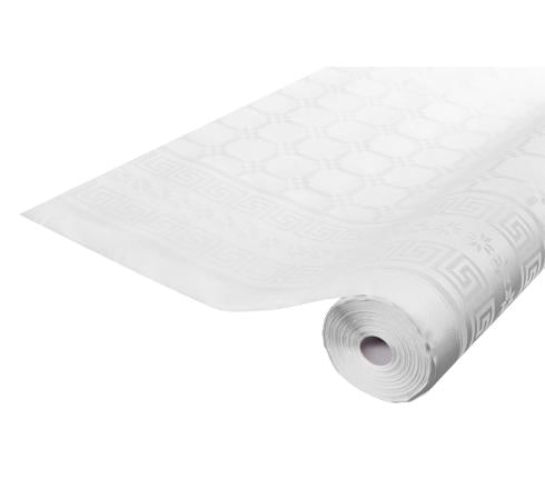 NAPPE ROULEAU DAMASSE BLANC 1.18X100M X1