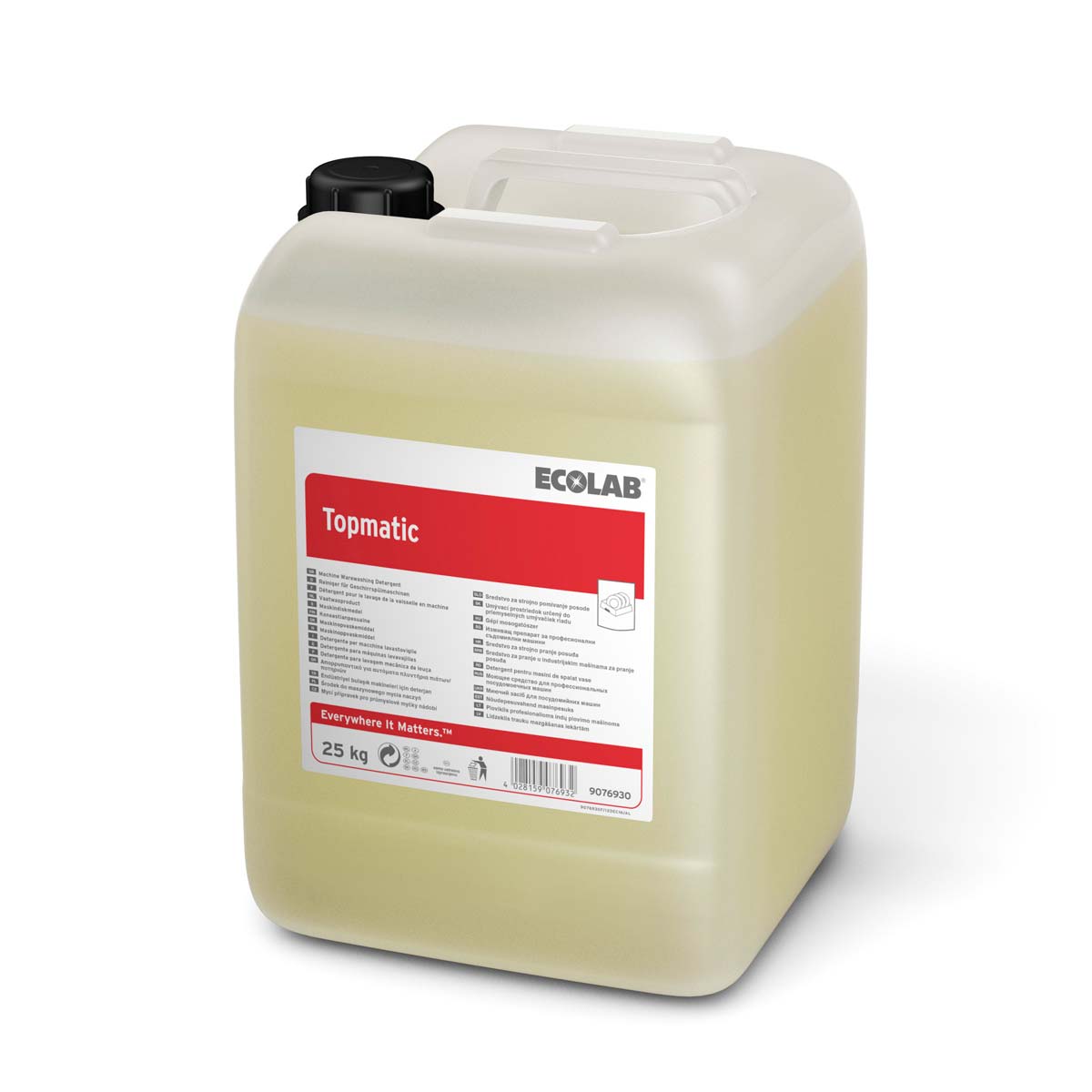 DETERGENT LIQUIDE VAISSELLE TOPMATIC ECOLAB 25KG