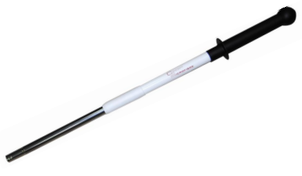 MANCHE TELESCOPIQUE ALUMINIUM ERGONOMIQUE 0,66-1,01M DIAMETRE 29MM BLANC