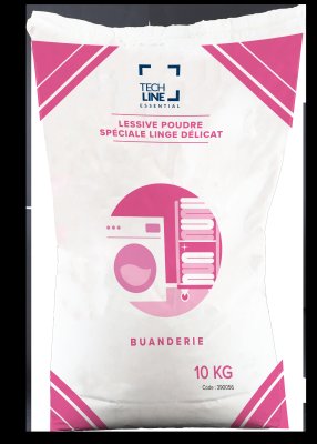 LESSIVE POUDRE POUR LINGE DELICAT TECHLINE 10KG