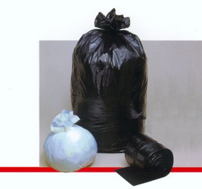 SAC POUBELLE 110L HAUTE DENSITE DECHETS LEGERS TRANSPARENT X500