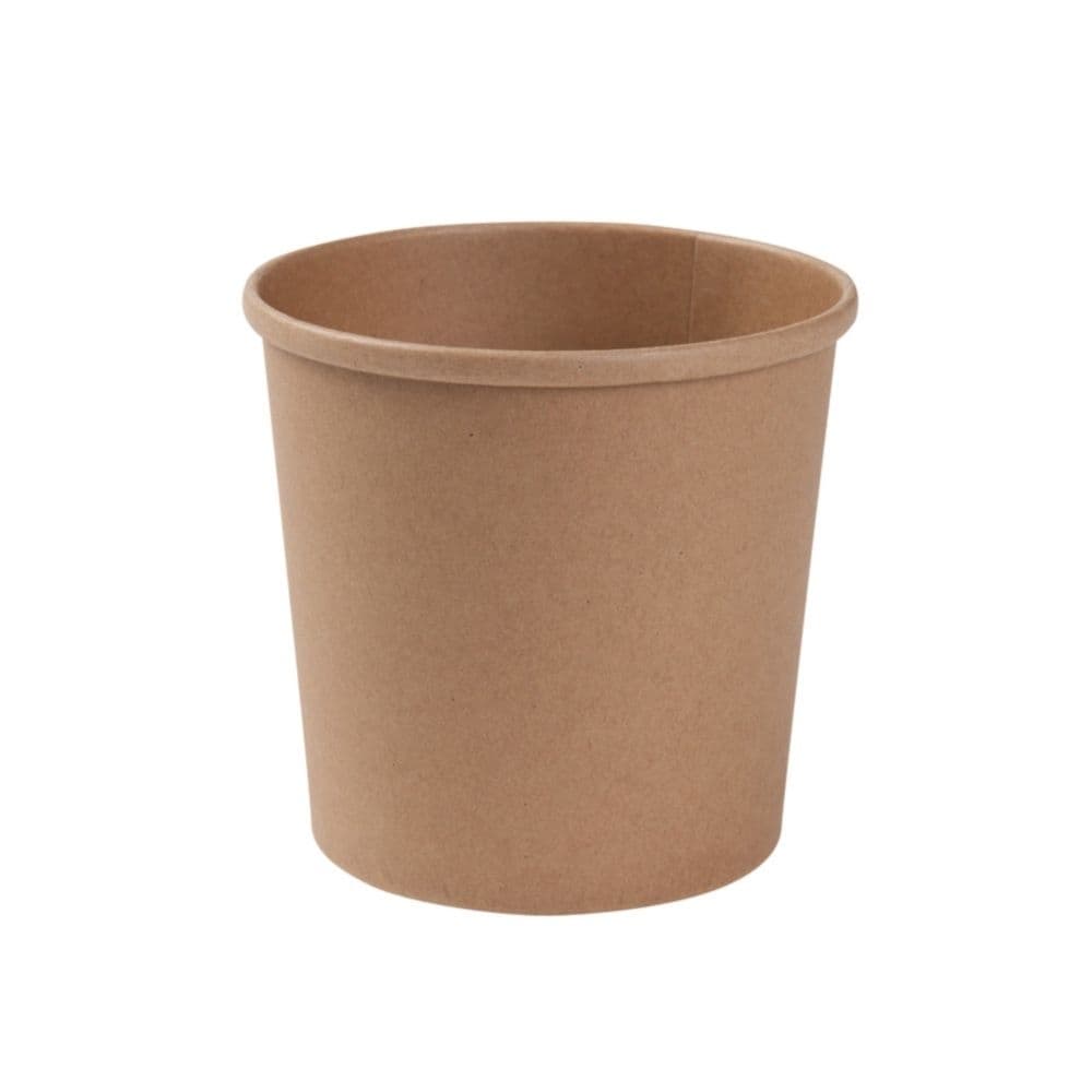 BOL À SOUPE CARTON 350ML MARRON X500
