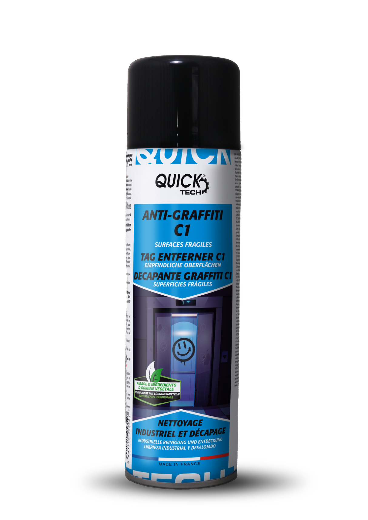ANTI-GRAFFITI C1 SURFACES FRAGILES QUICK TECH 500ML