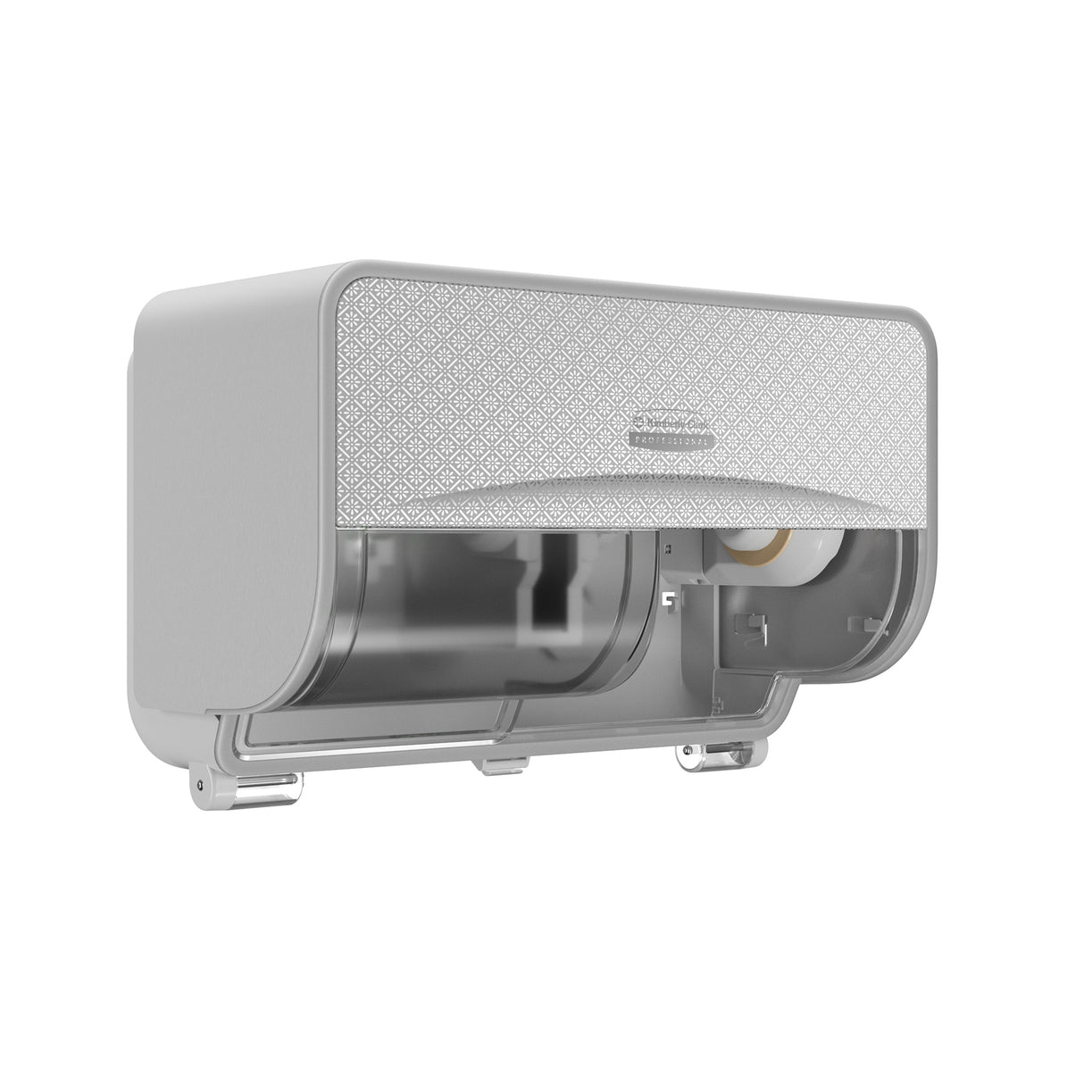 DISTRIBUTEUR DE PAPIER TOILETTE PETIT ROULEAU DOUBLE ICON GRIS MOSAÏQUE