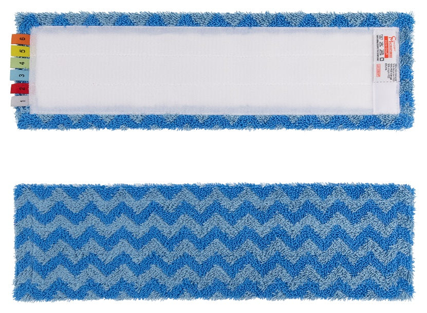 FRANGE DE LAVAGE MICRO-GLISS VELCRO 48CM BLEU RAYE