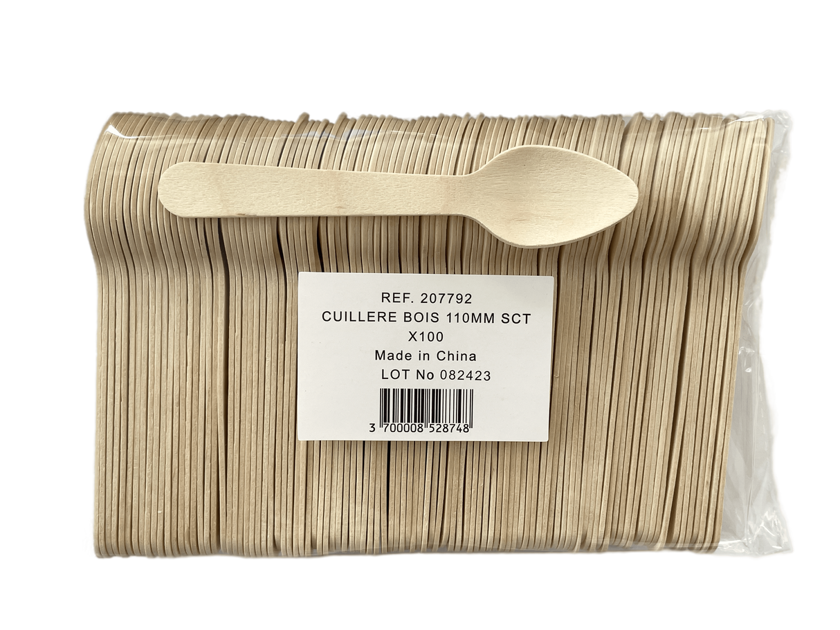CUILLÈRE BOIS 11CM X100
