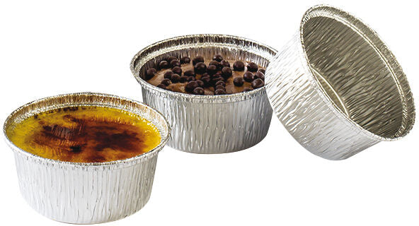 GODETS À CRÈME ALUMINIUM GO85RS Ø 75 H 40 MM 8 CL X1000