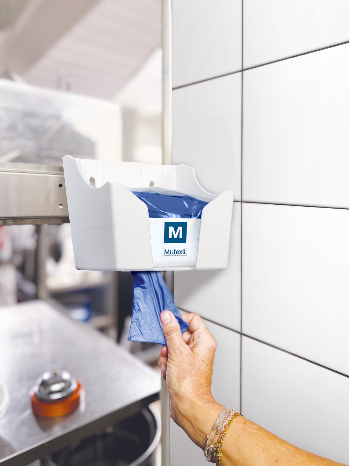 DISTRIBUTEUR GANTS BLANC DISTRIB' IZZY X4