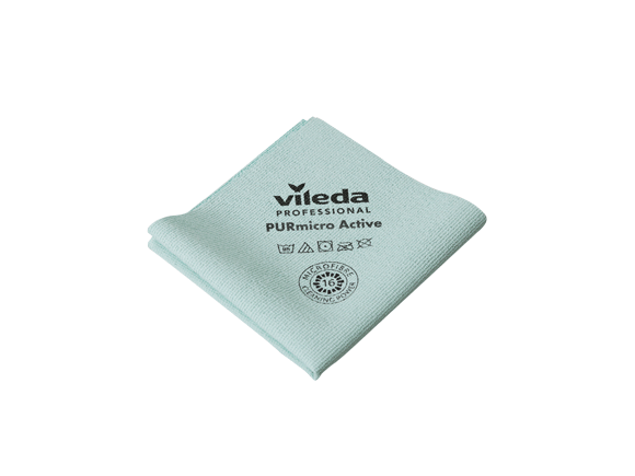 LAVETTE TISSEE PURMICRO 38X35CM VERT VILEDA X5