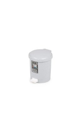 POUBELLE A PEDALE 6L BLANC