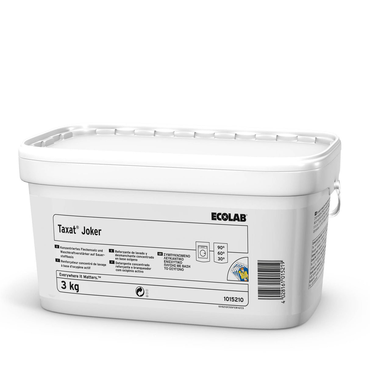 DETACHANT TEXTILES TAXAT JOKER SEAU ECOLAB 3KG