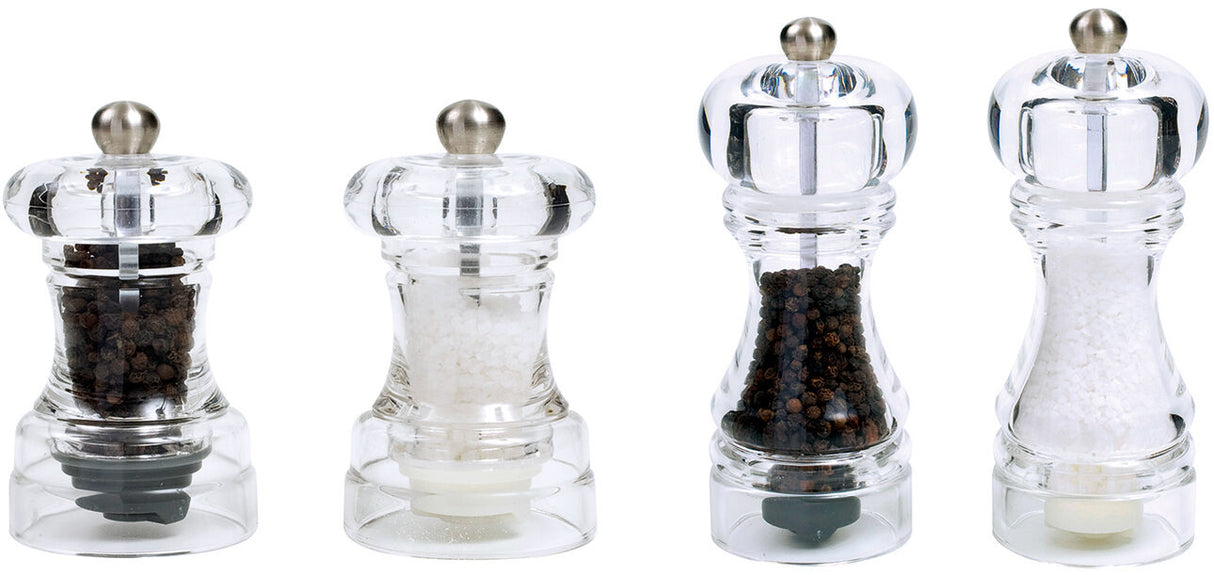 MOULIN ACRYLIQUE À POIVRE H 10 CM