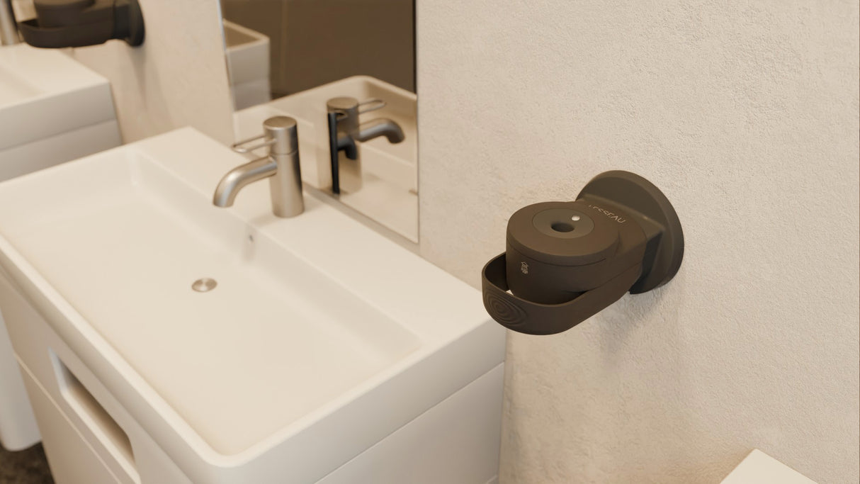 DISTRIBUTEUR MANUEL DE PAIN DE SAVON SOLIDE LESSEAU BY DIVERSEY NOIR