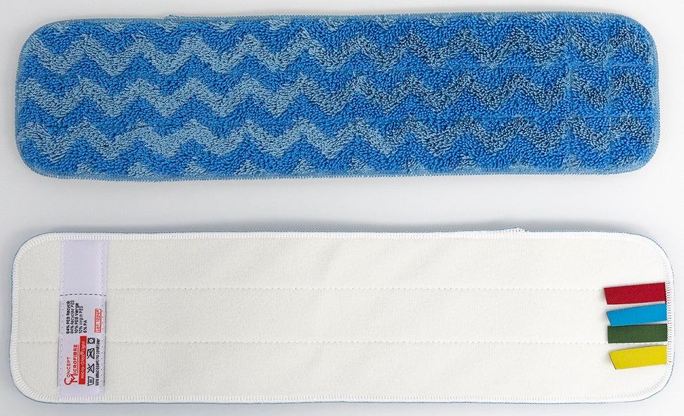 FRANGE DE LAVAGE MICRO-GLISS LIGHT VELCRO 47CM BLEU