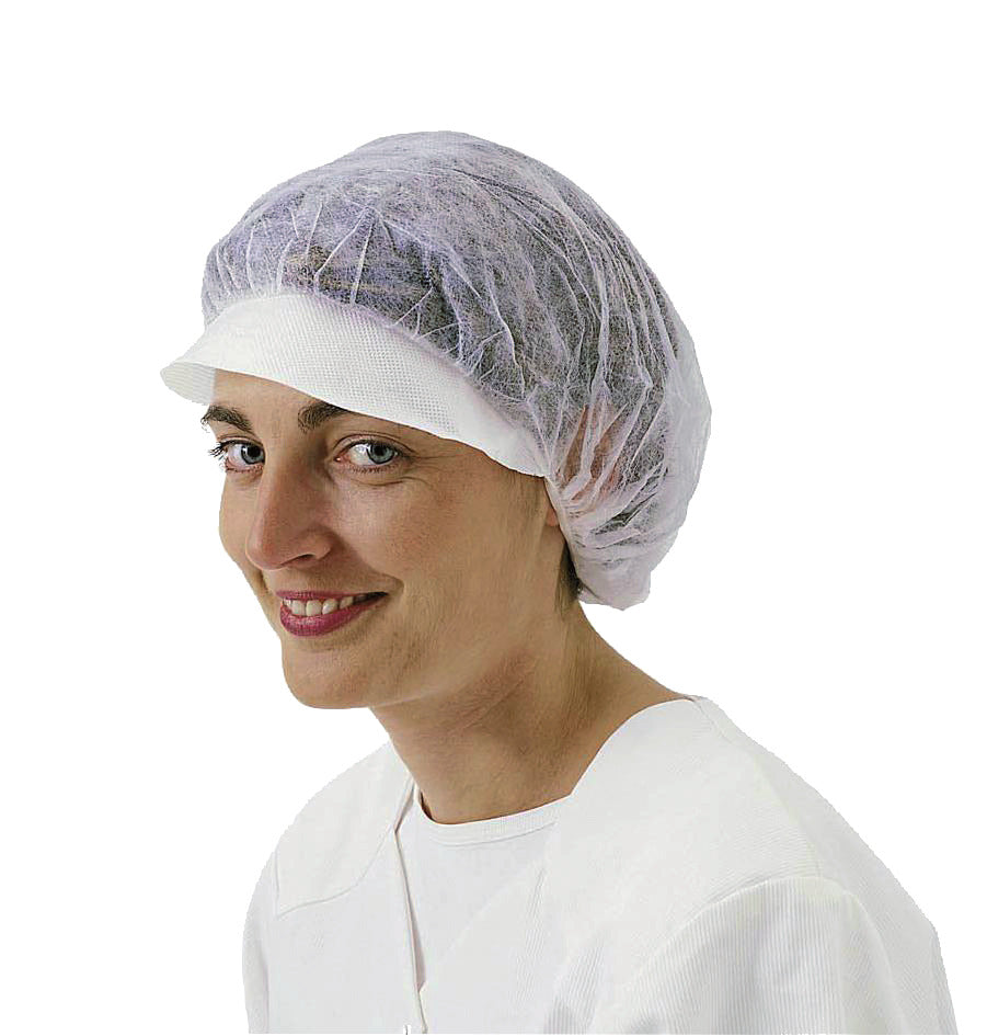 CHARLOTTE VISIERE 50CM BLANC X100