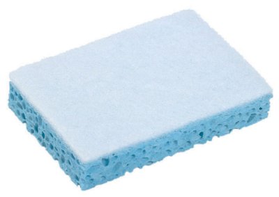 EPONGE GRATTANTE SPONREX 79 130X84MM BLANC/BLEU X10