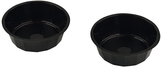 CAISSETTES EN PS NOIR Ø 9,3 CM HAUTEUR 3,1 CM X1000