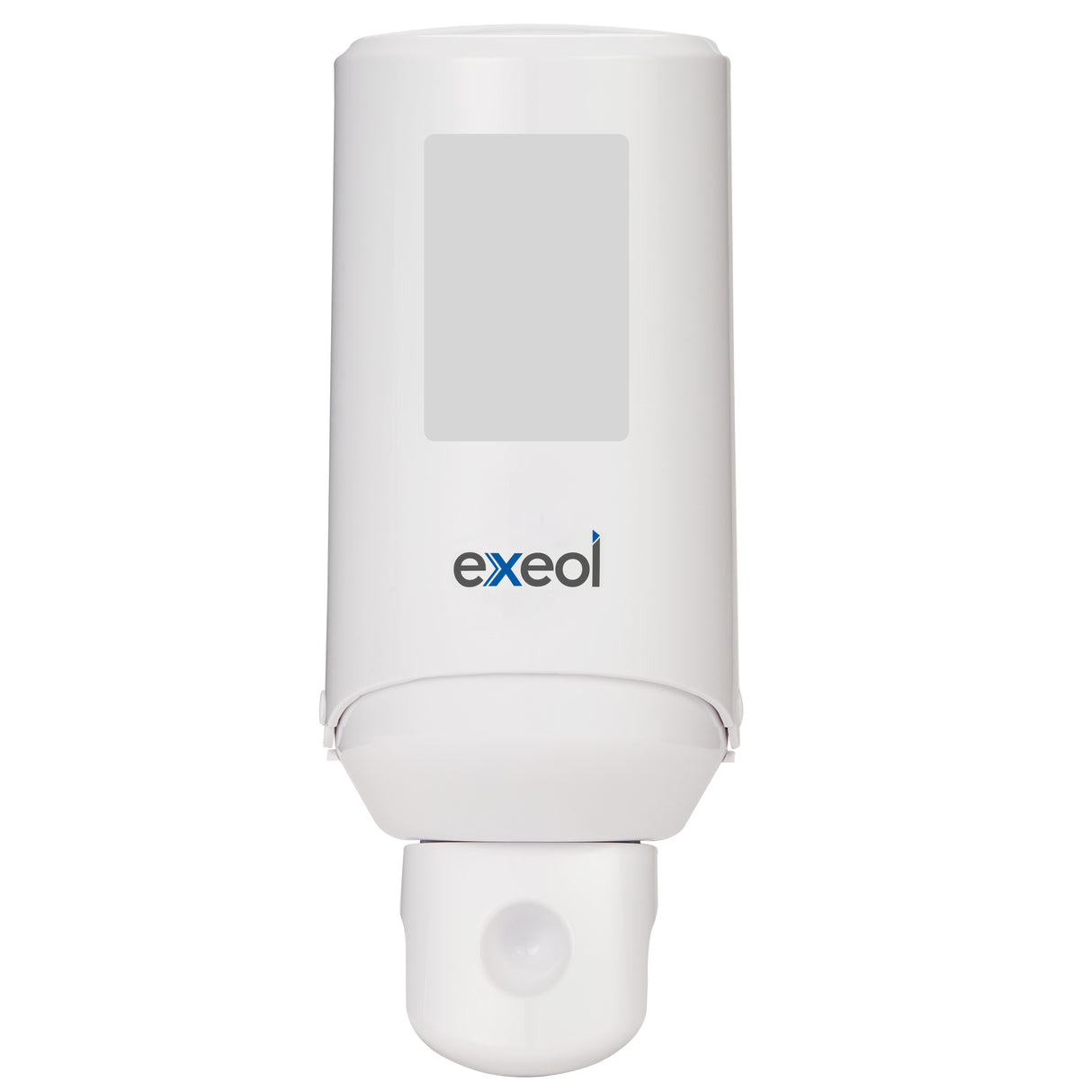 DISTRIBUTEUR MANUEL SAVON GEL HYDROALCOOLIQUE AIRLESS EXEOL BLANC 1L