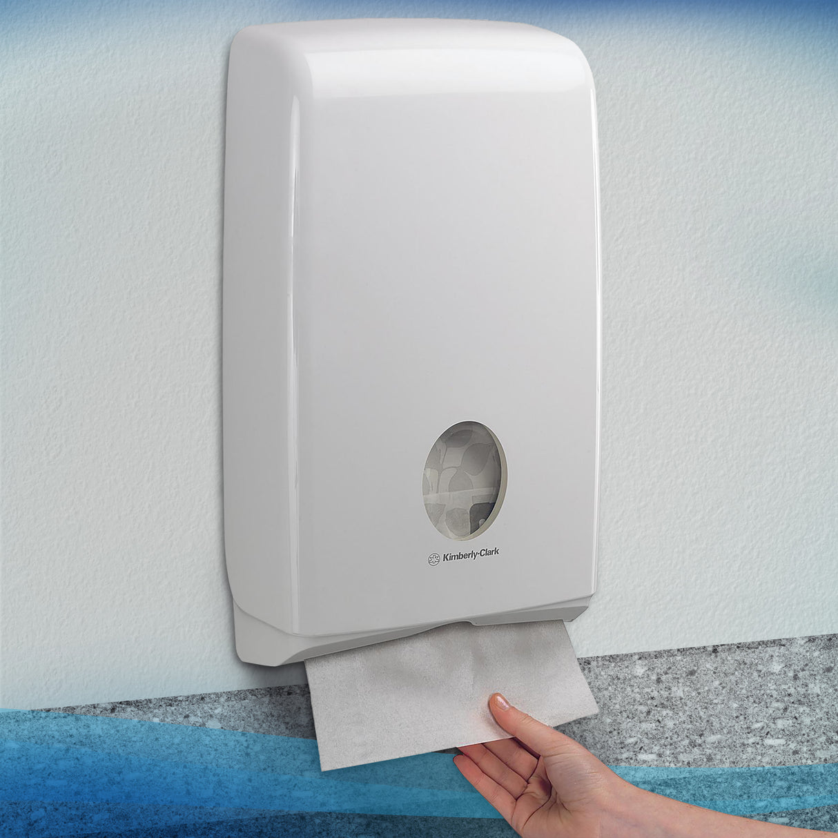 ESSUIE-MAINS PLIÉS EN Z SCOTT® SLIMFOLD BLANC 19X29.5CM 110 FORMATS 1 PLI X16