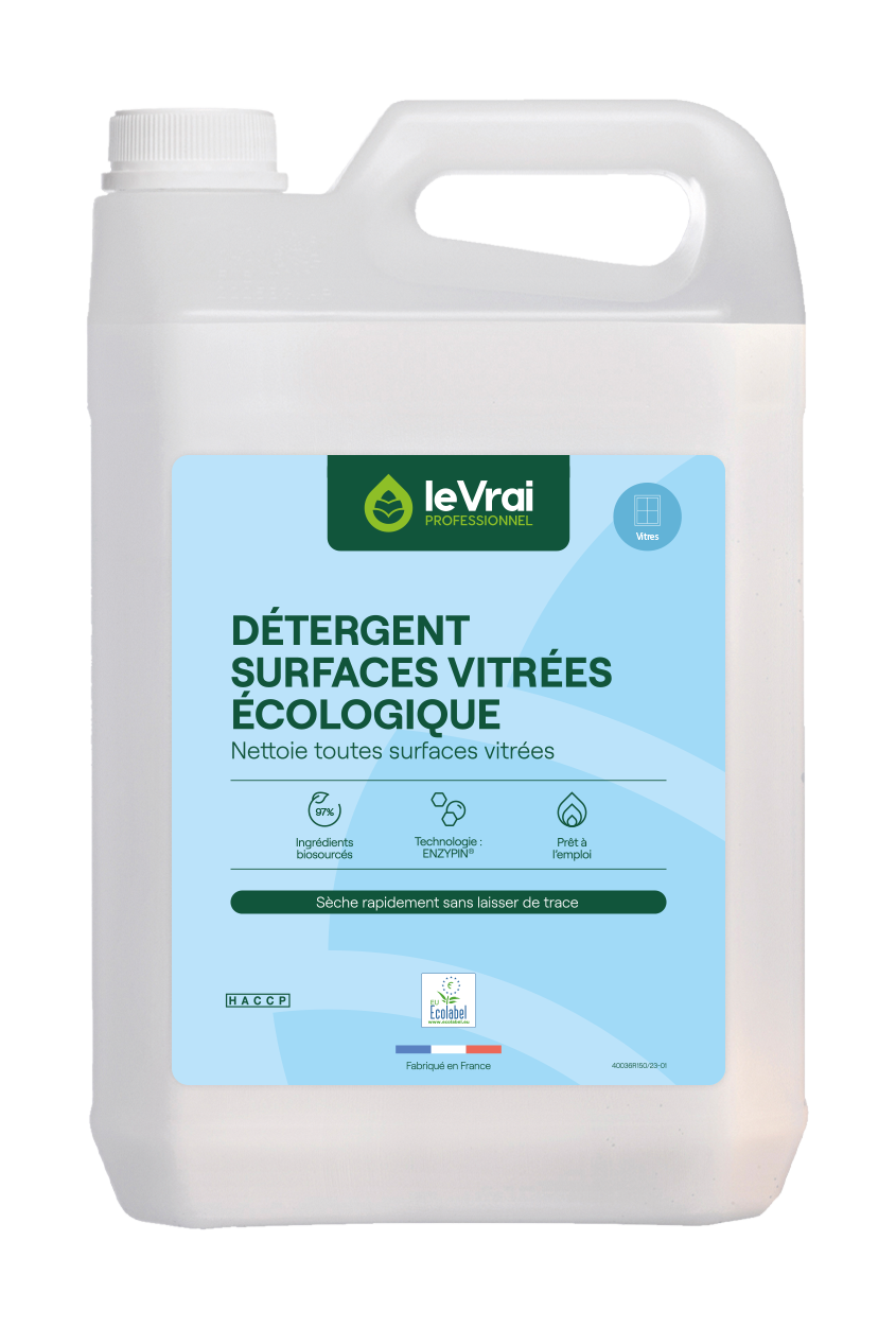 NETTOYANT VITRES ET SURFACES LE VRAI PROFESSIONNEL ECOLABEL EU 5L