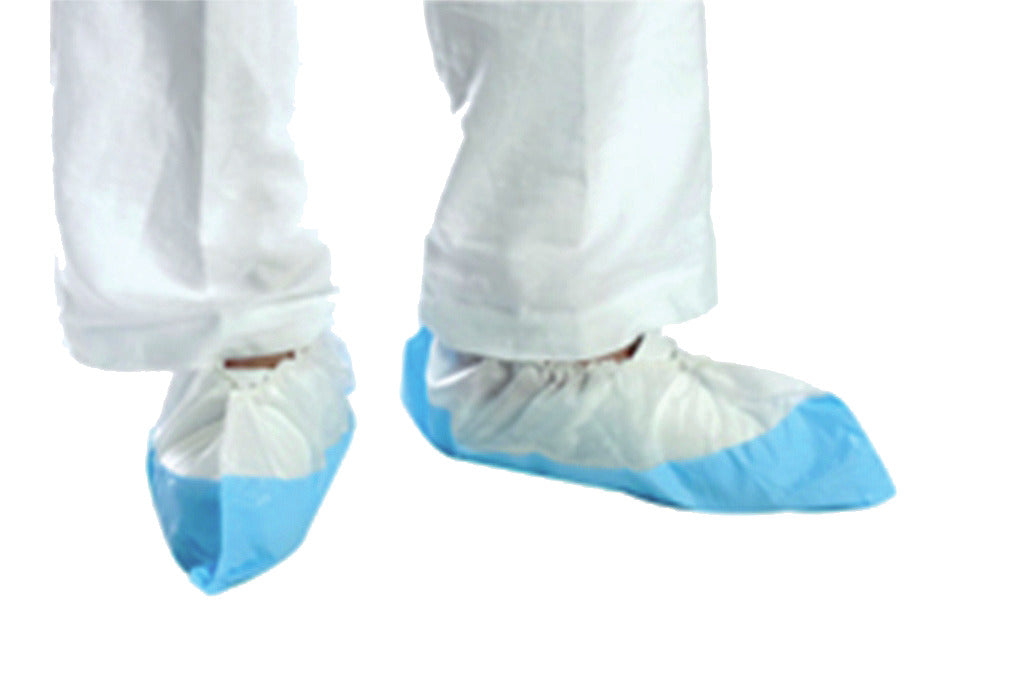 SURCHAUSSURE BLANC SEMELLE ANTIDÉRAPANTE TAILLE L BLEU X500