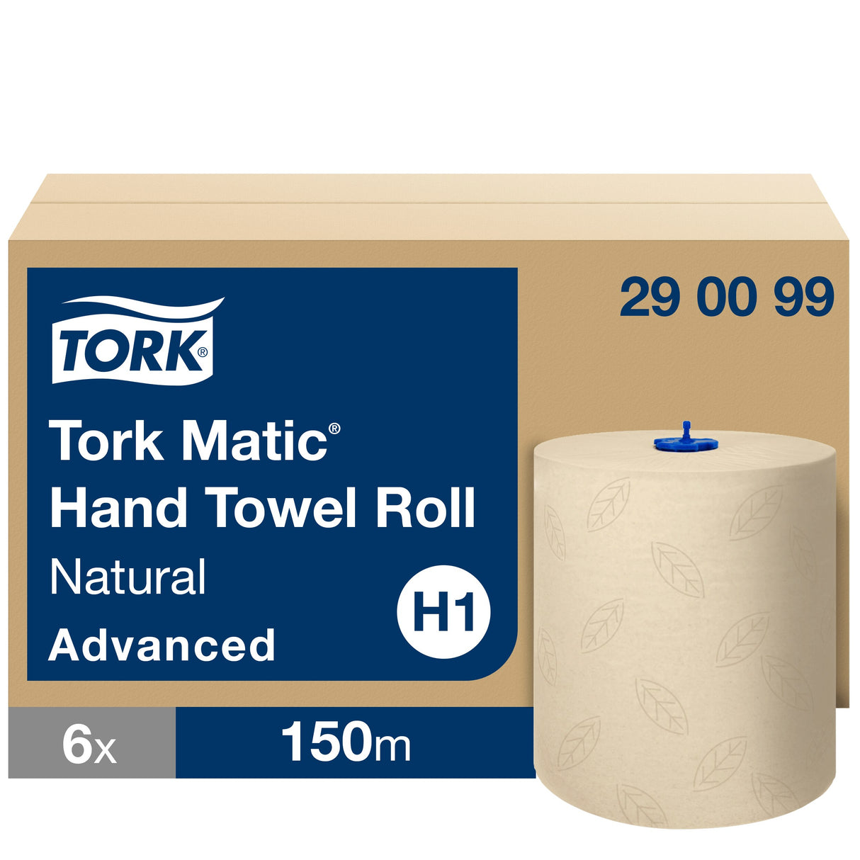 ESSUIE-MAINS ROULEAU TORK MATIC® ADVANCED H1 NATUREL 150M 2 PLIS X6