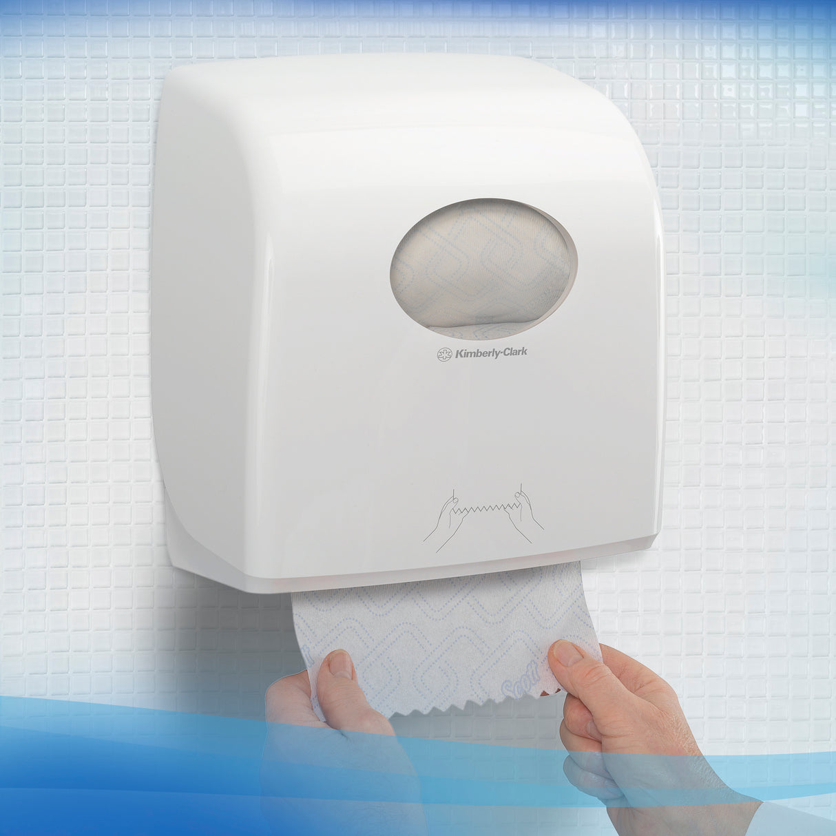 ESSUIE-MAINS ROULEAU SCOTT® CONTROL™ SLIMROLL BLANC 165M 1 PLI ECOLABEL X6