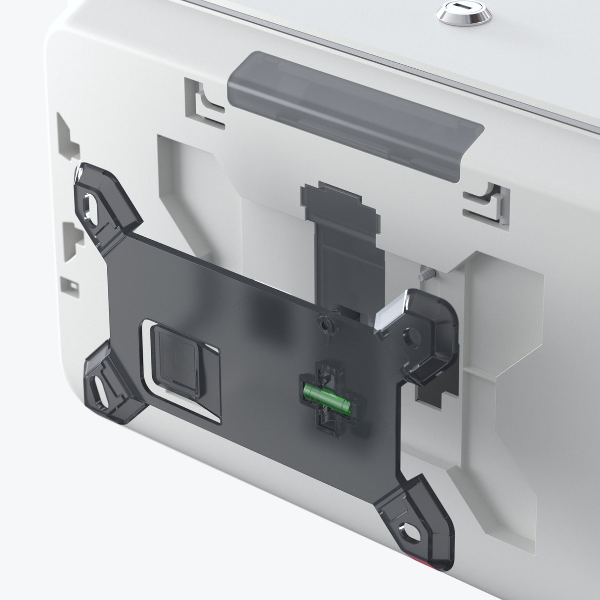 DISTRIBUTEUR DE PAPIER TOILETTE PETIT ROULEAU DOUBLE ICON™ GRIS MOSAÏQUE