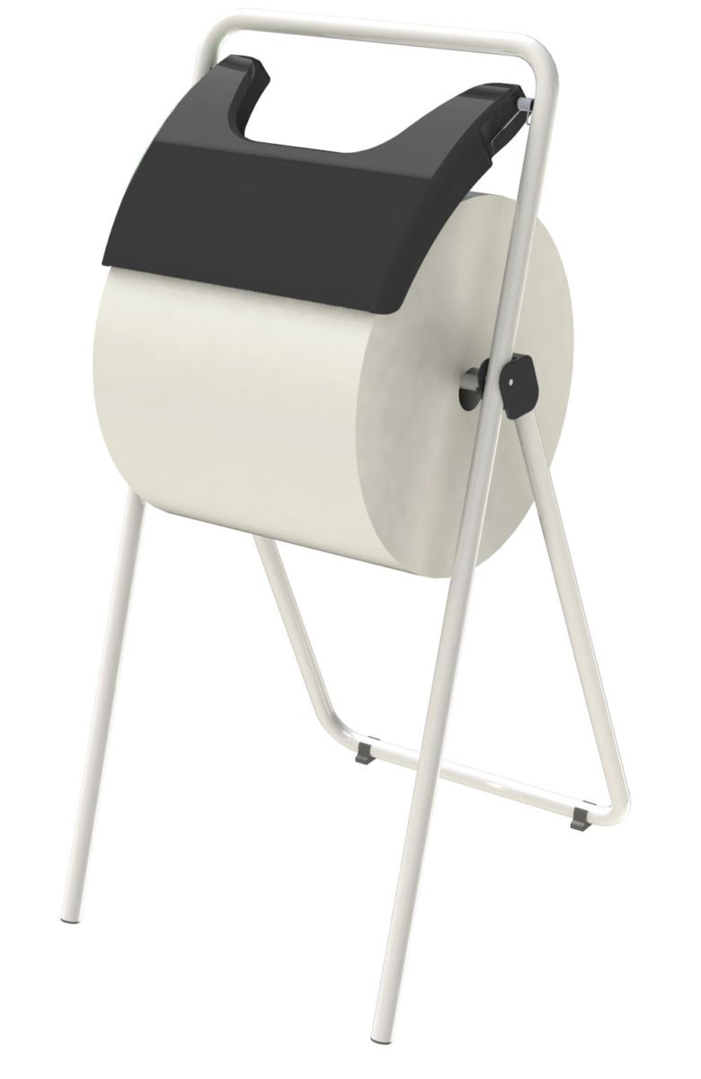 DEROULEUR SUR PIED POUR BOBINE ESSUYAGE