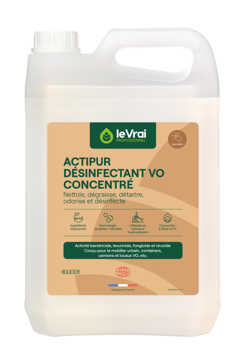 NETTOYANT DESINFECTANT ACTIPUR PROPRETE URBAINE VO 5L