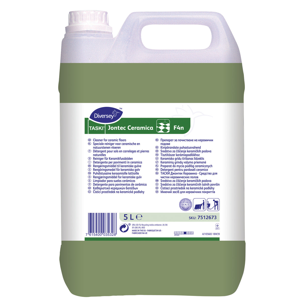 NETTOYANT CARRELAGES ET GRES CERAMES TASKI JONTEC CERAMICA 5L