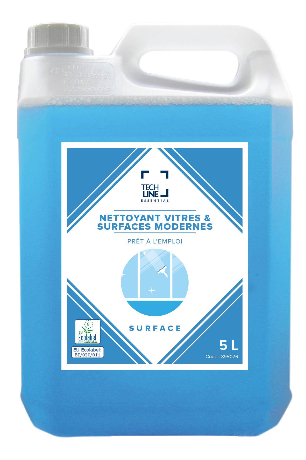 NETTOYANT VITRES ET SURFACES MODERNES TECHLINE ECOLABEL EU 5L