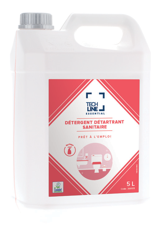 DETARTRANT SANITAIRES TECHLINE ECOLABEL EU 5L