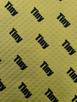 LAVETTE NON TISSEE MICROFIBRE TINY 33X36CM JAUNE ECOLABEL NS X10