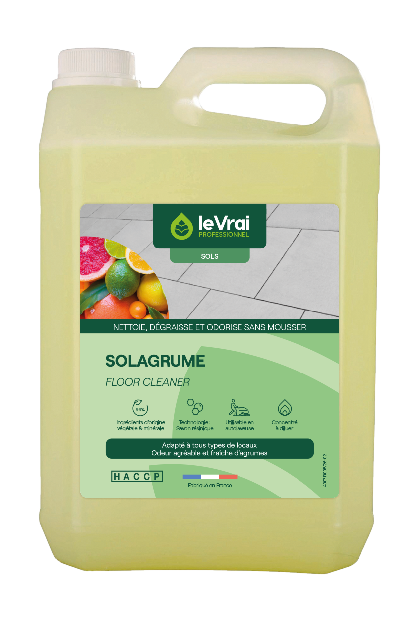 NETTOYANT ODORISANT MULTI USAGES LE VRAI SOLAGRUME 5L