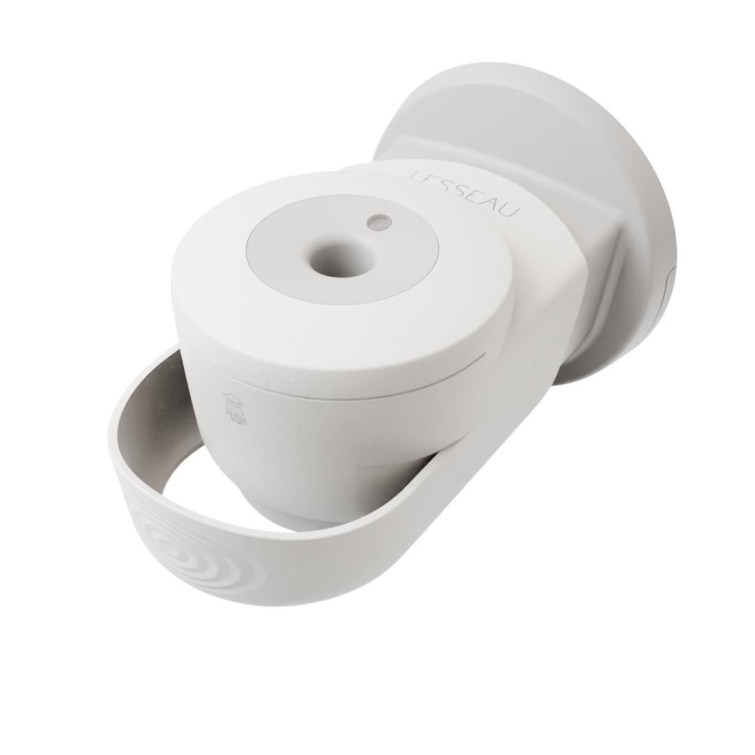 DISTRIBUTEUR MANUEL DE PAIN DE SAVON SOLIDE LESSEAU BY DIVERSEY BLANC