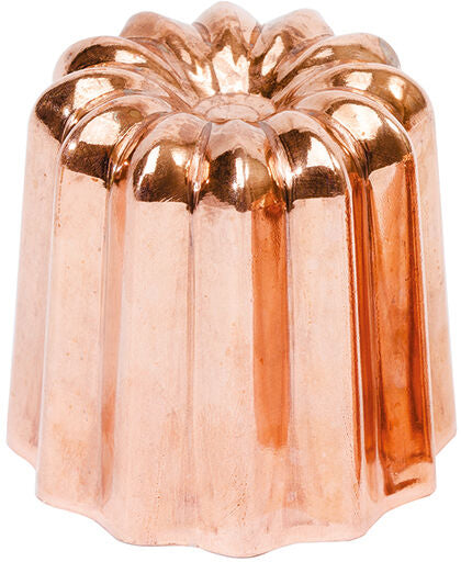 MOULE À CANNELÉ EN CUIVRE 5.5 CM